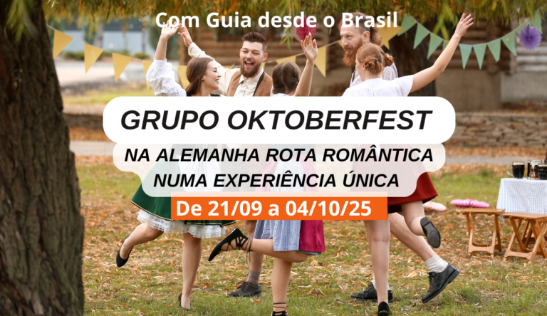Clique aqui para ver: Grupo OKTOBERFEST na Alemanha na rota Romântica